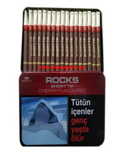 Rocks Short Cherry sigarillo - Kiraz Aromalı - 50's