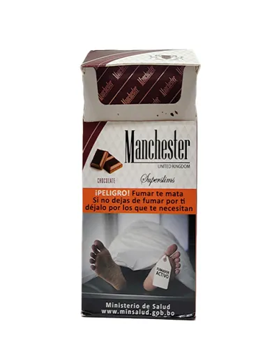 Manchester Superslims Chocolate sigara - Çikolata aromalı