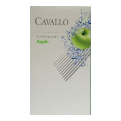 Cavallo Apple Superslim sigara - Elma aromalı