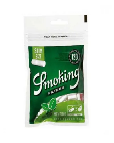 Smoking Slim Mentollü Poşet Sigara Sarma Filtresi
