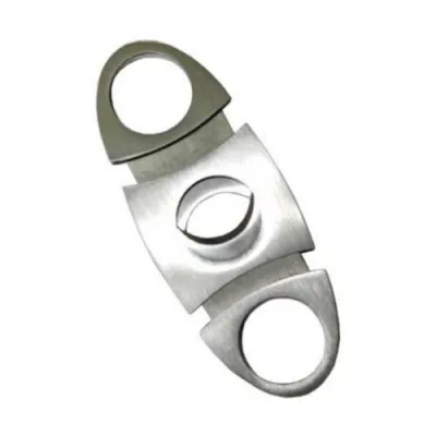 Çelik Puro makası - Brushed Steel