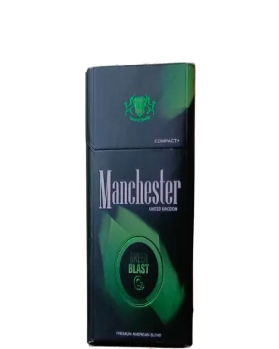 Manchester Queen Compact Green Blast Sigara