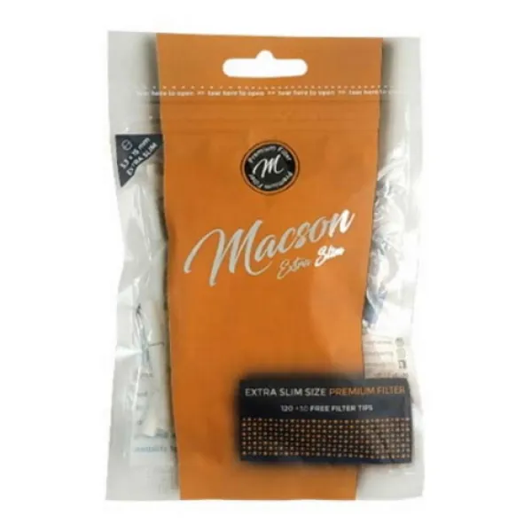 Macson Extra Slim sigara sarma filtresi - 5.3 mm