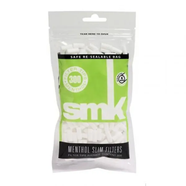 SMK Slim Mentollü Sigara Sarma Filtresi - 300 Adet