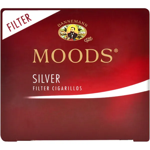 Dannemann Moods Silver Filter sigarillo - 12's