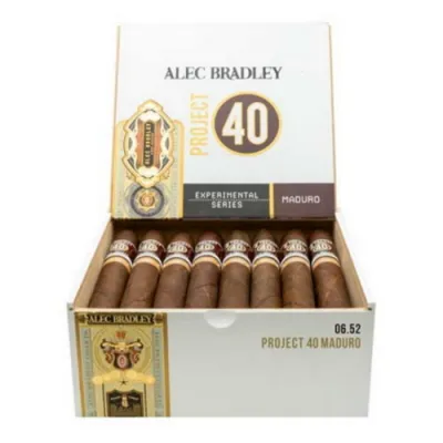 Alec Bradley Project 40 Maduro Puro - 24's Ahşap Kutu