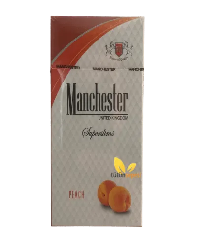 Manchester Superslims Peach – Şeftali Aromalı Sigara