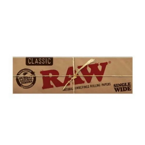 RAW Classic Single Wide sigara kağıdı tekli