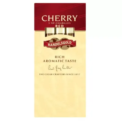 Handelsgold Red Cherry Sigarillo Ağızlıklı - Vişne Aromalı
