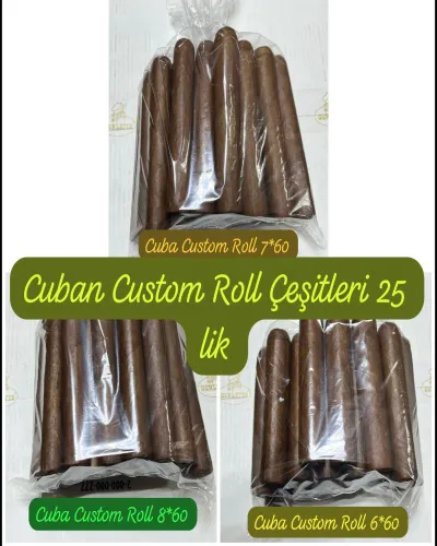 Cuban Custom Roll Çeşitleri 25's - Küba El Sarımı Purolar