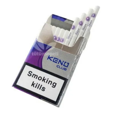 Keno Club Blueberry Mint Click sigara - Yabanmersini ve Nane