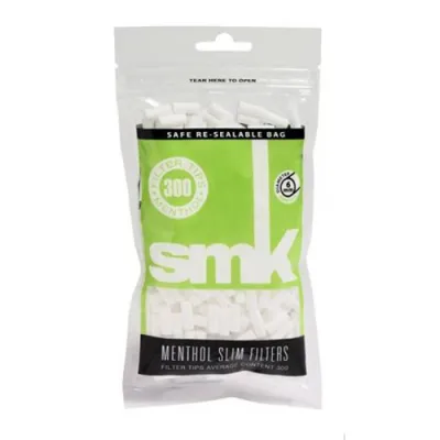 SMK Slim Mentollü Sigara Sarma Filtresi - 300 Adet