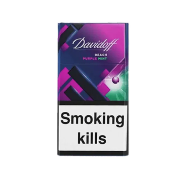 Davidoff Reach Purple Mint - Böğürtlen Ve Nane Aromalı