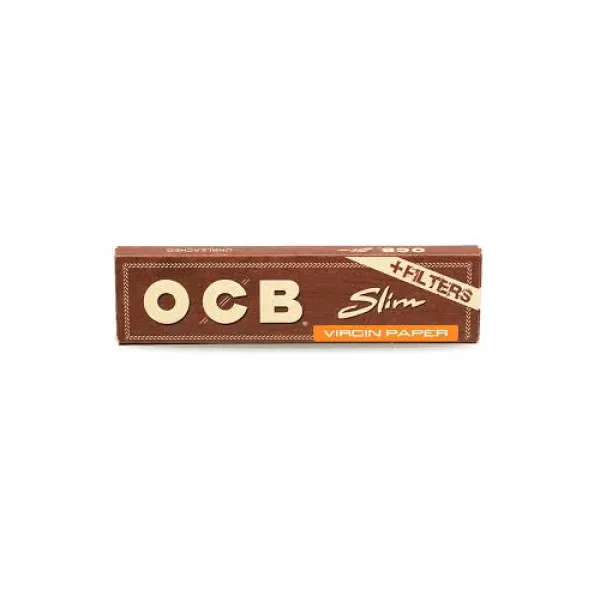 OCB Virgin Brown sigara sarma kağıdı + Zıvanalı