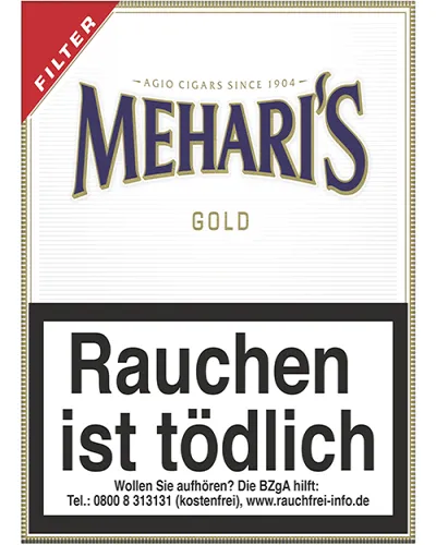 Mehari's Gold Filter sigarillo - 20's