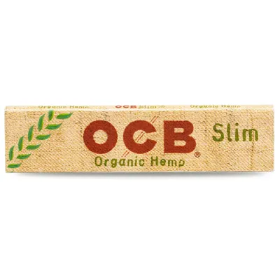 OCB Organic Hemp Slim Uzun Sigara Kağıdı - Zıvanalı