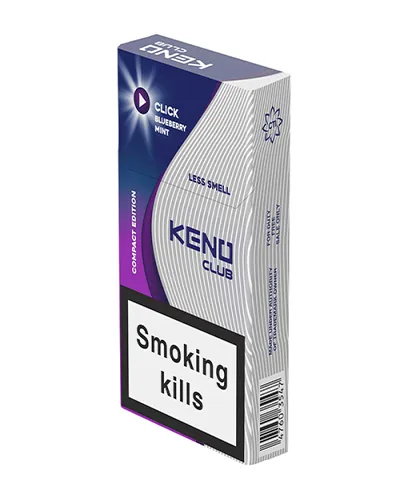 Keno Club Blueberry Mint Click sigara - Yabanmersini ve Nane
