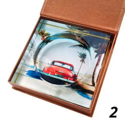 Temalı Cam sigara küllüğü