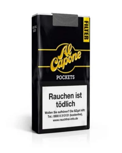 Al Capone Filter Pocket Sigarillo - Tatlı Tütün