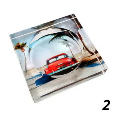 Temalı Cam sigara küllüğü