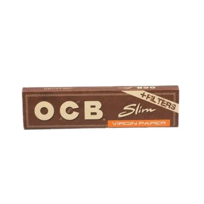 OCB King Size Virgin Paper Filter Kahverengi Zıvanalı