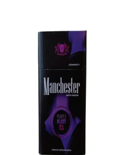 Manchester Queen Compact Purple Blast Sigara