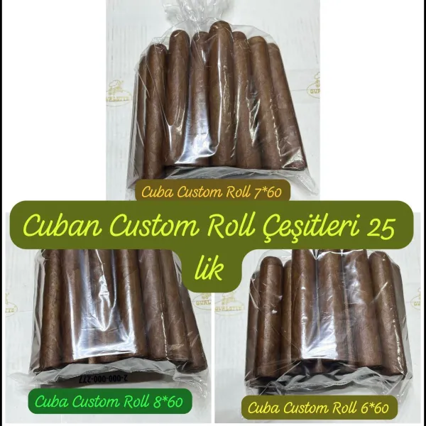 Cuban Custom Roll Çeşitleri 25's - Küba El Sarımı Purolar