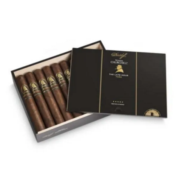 Davidoff Winston Churchill Late Hour Toro - 20's Ahşap Kutu