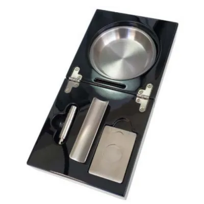 Küllüklü Puro Aksesuar Seti Siyah