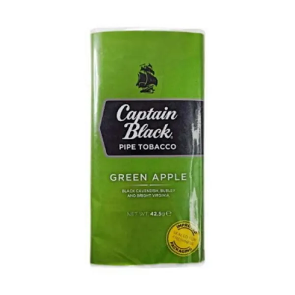 Captain Black Green Apple Pipo Tütünü - Yeşil Elma aromalı