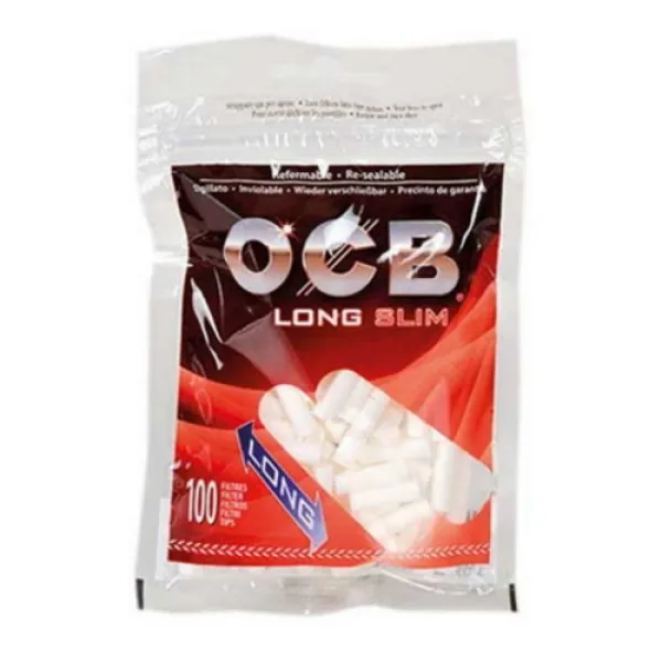 OCB Long Slim Uzun Poşet Sigara Sarma Filtresi