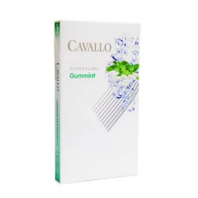 Cavallo Gummint Superslim sigara - Naneli sakız aromalı