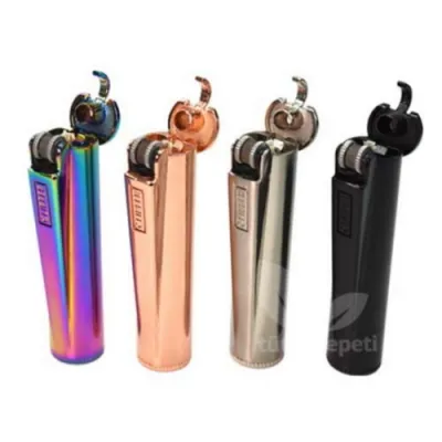 Clipper Fitilli Çelik çakmak seti - 4 Renk