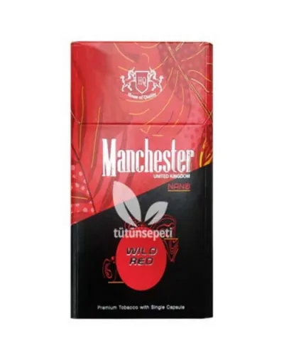 Manchester Wild Red Nano Superslim - Çilek aromalı