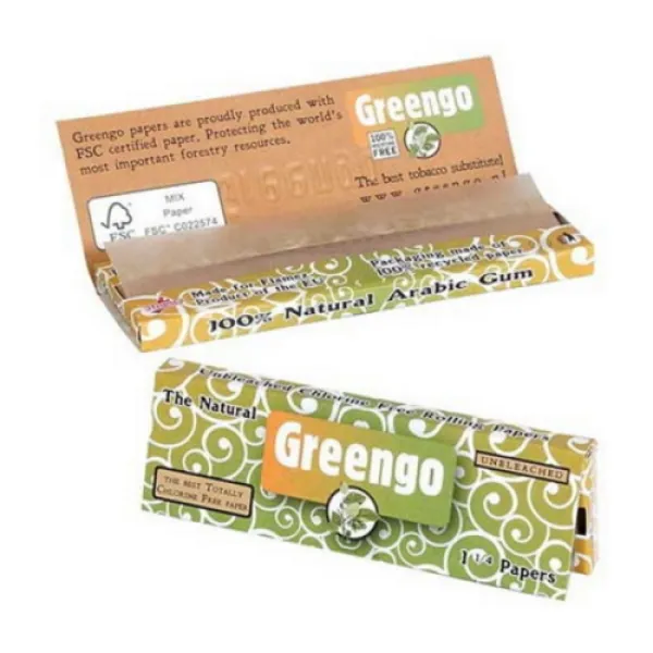 Greengo Organik Unbleached Sigara Kağıdı - Tekli