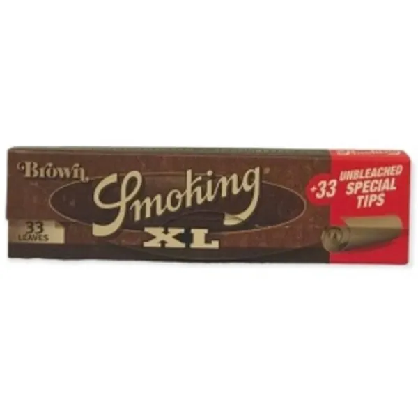 Smoking Brown XL Sigara Kağıdı + Zıvanalı