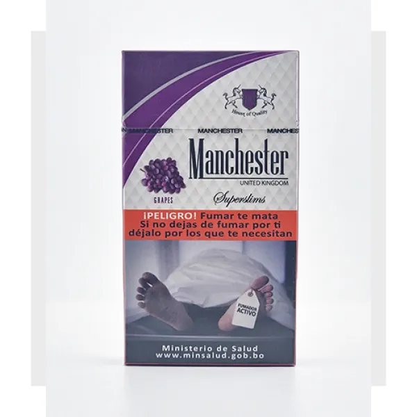 Manchester Superslims Grape sigara- Üzüm aromalı