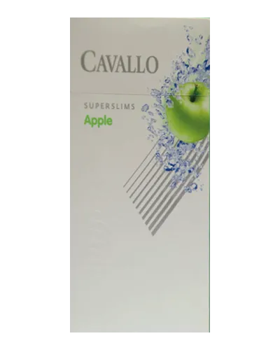 Cavallo Apple Superslim sigara - Elma aromalı