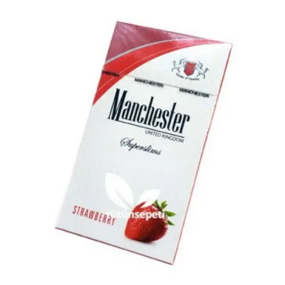 Manchester Superslims Strawberry sigara - Çilek aromalı