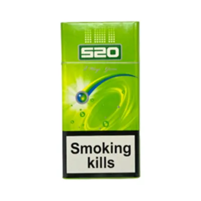 520 2 Ways Green Kalpli sigara - Mentol Yeşil Elma