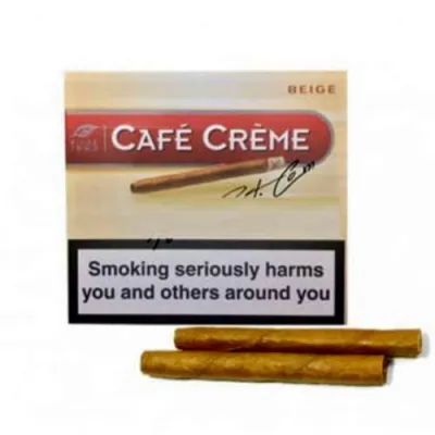 Cafe Creme Beige sigarillo - 10's Metal Kutu
