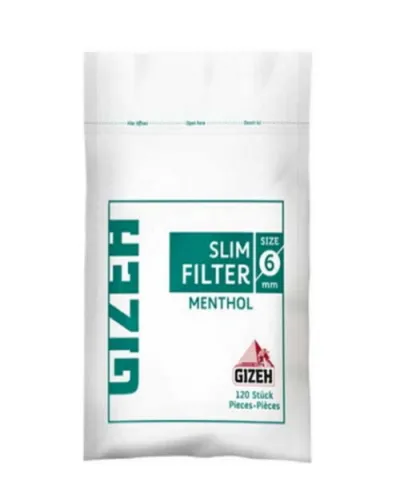 Gizeh Slim Mentol Poşet Sigara Sarma Filtresi