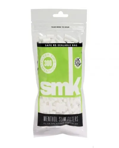 SMK Slim Mentollü Sigara Sarma Filtresi - 300 Adet