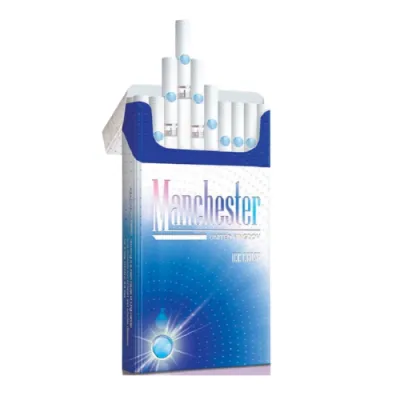 Manchester Ice Crush Super Slim Sigara - Buz Mentol Aromalı