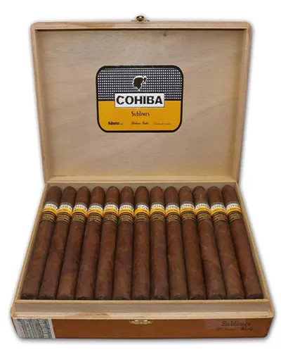 Cohiba Piramides Puro - 25's Ahşap Kutu DOMİNİC