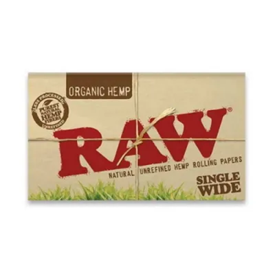 RAW Organic Hemp Single Wide Double Sigara Kağıdı