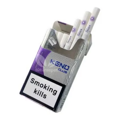 Keno Club Grape Click Slender sigara - Siyah Üzüm aromalı