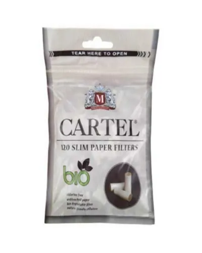 Cartel Slim sigara sarma filtresi - Organik - 120 adet