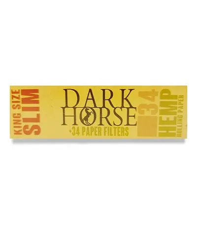 Dark Horse 34 Hemp King Size Slim kağıt - Zıvanalı
