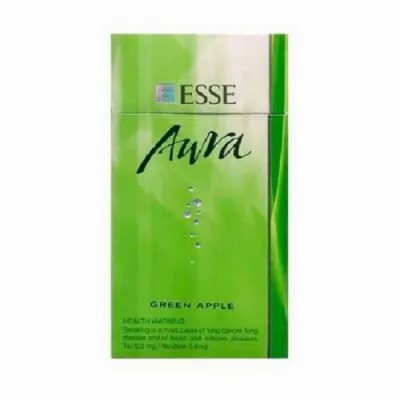 Esse Superslim Aura Green ithal sigara - Elma Aromalı